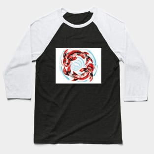 Watercolor - Koi fish Baseball T-Shirt